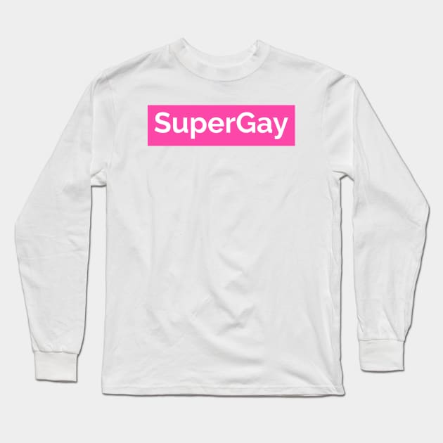 SuperGay Long Sleeve T-Shirt by StandProud